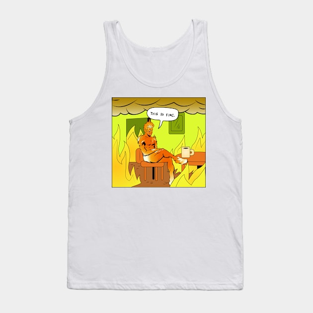 Johnny is Fine Tank Top by Texts From Superheroes